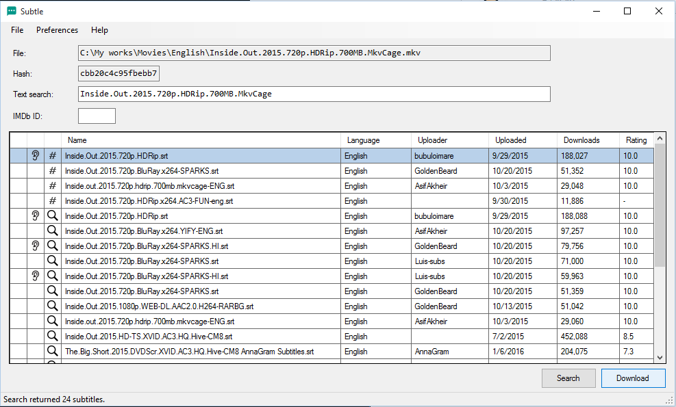 Subtle Subtitle Downloader - Open Subtitles Blog